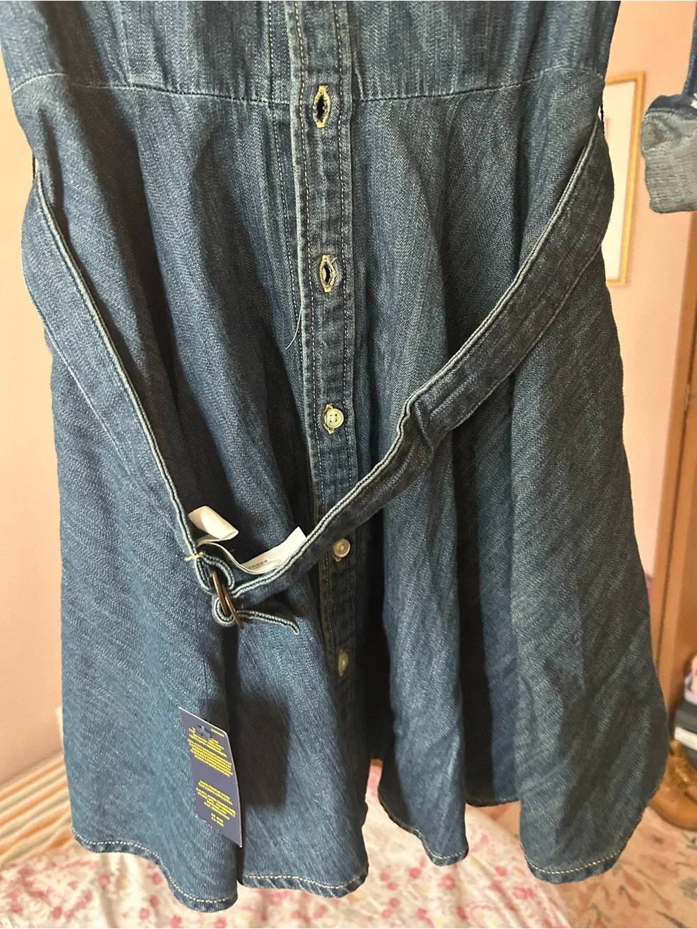 Ralph Lauren Blue Denim Shirt Dress